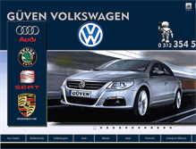Tablet Screenshot of guvenvolkswagen.com